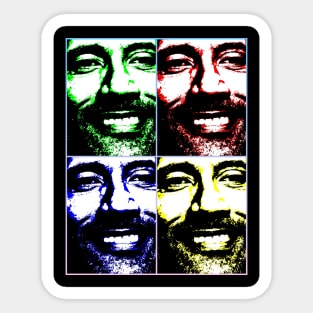 Dwayne Johnson (pop art) Sticker